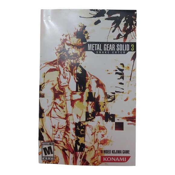 Metal Gear Solid 3 Snake Eater PS2 Case & Manual Only Complete Box No Disc - Picture 4 of 5